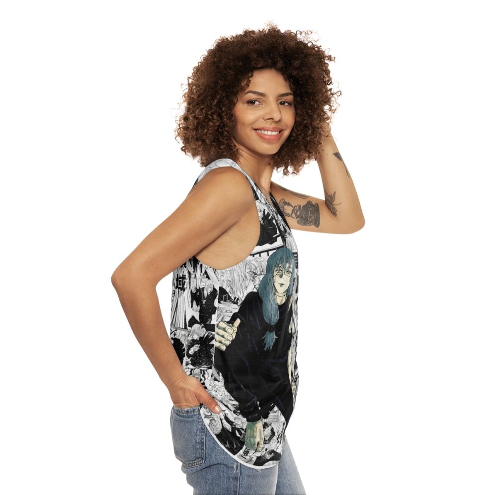 Unisex Jujutsu Kaisen Mahito Anime Tank Top - women side