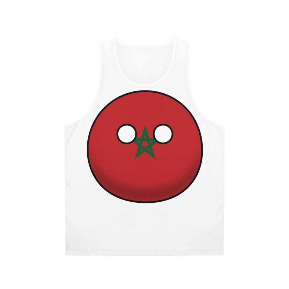 Morocco Countryball Unisex Tank Top