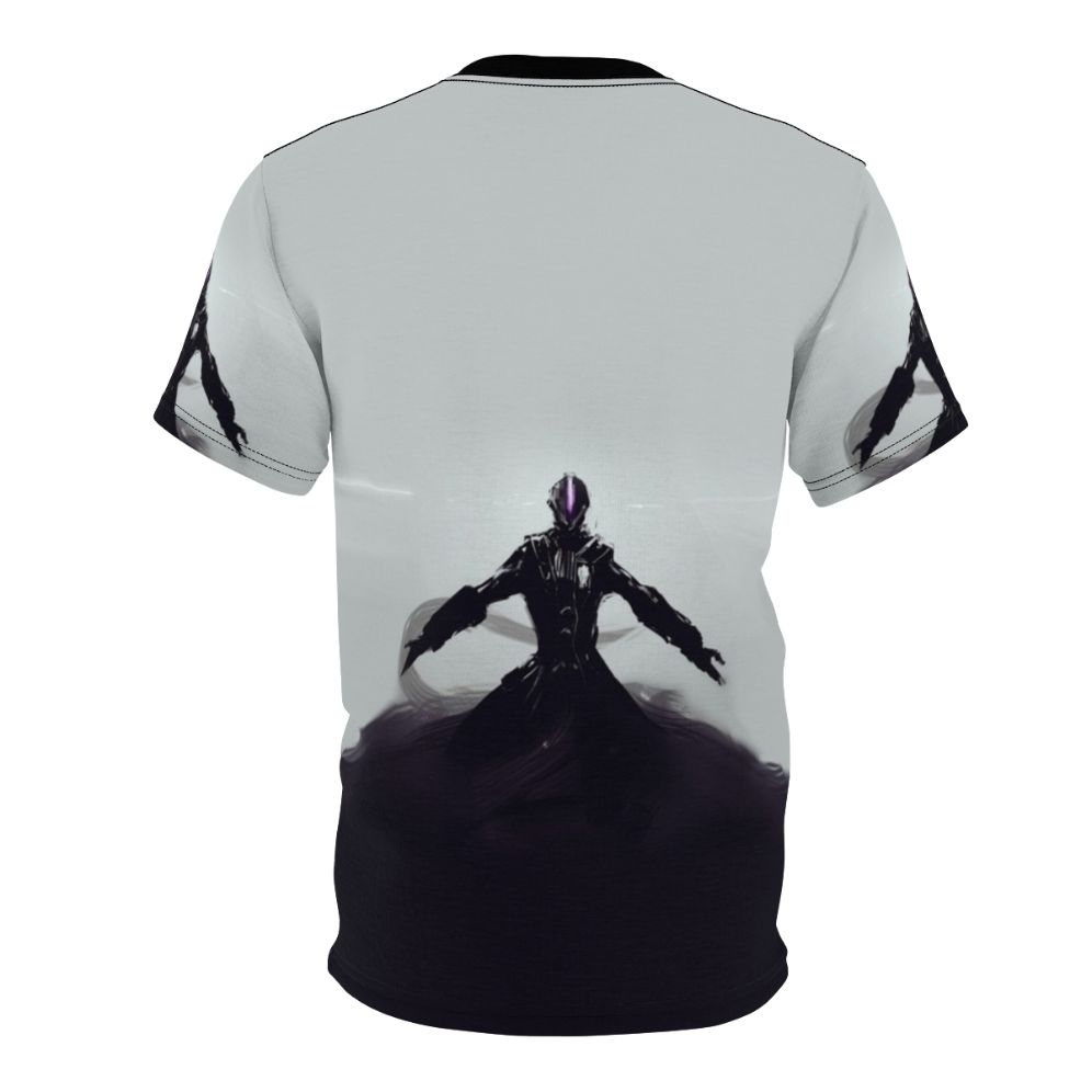 Stylish t-shirt inspired by the popular anime series Made in Abyss, featuring the character Bondrewd, the White Whistle Delver. - Back