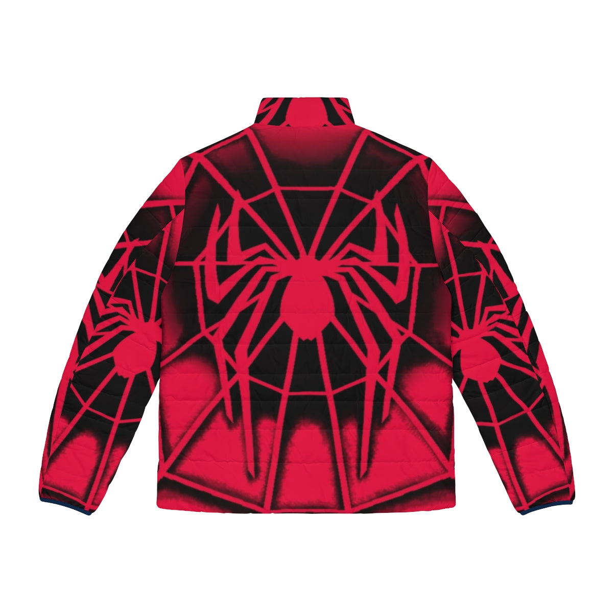 The Human Spider Official 2002 Spiderman Puffer Jacket - Back