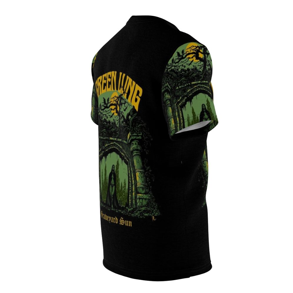 Green Lung Graveyard Sun Doom Metal T-shirt Design - men right