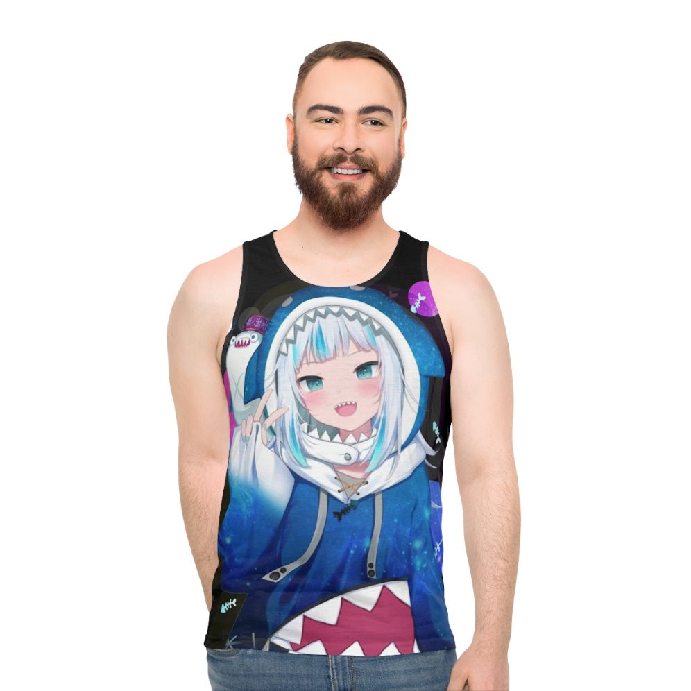 Gawr Gura Hololive EN Vtuber Anime Tank Top - men