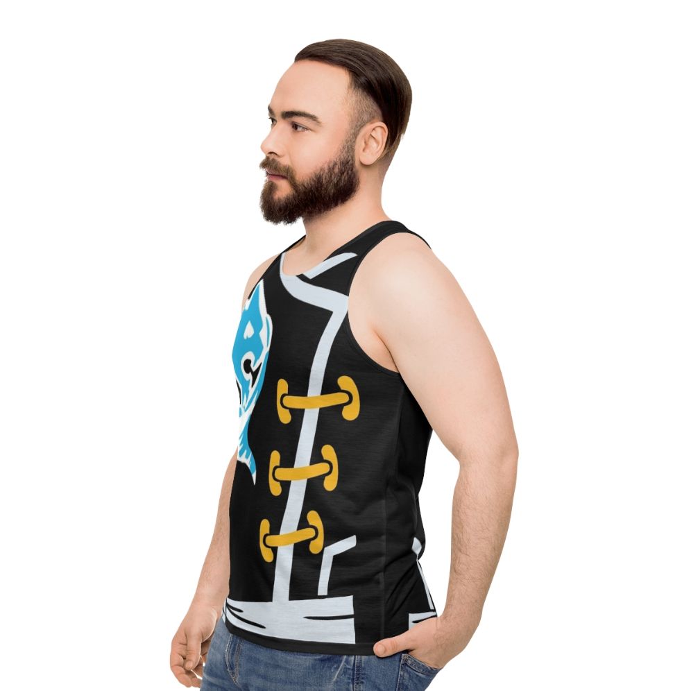 Zane Suit Unisex Ninja Tank Top - men side