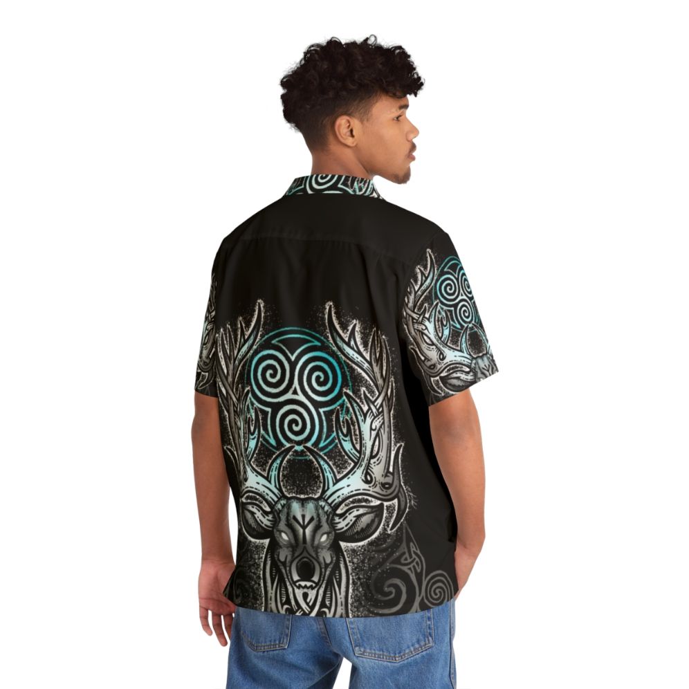 Legend of the White Stag Hawaiian Shirt - People Back