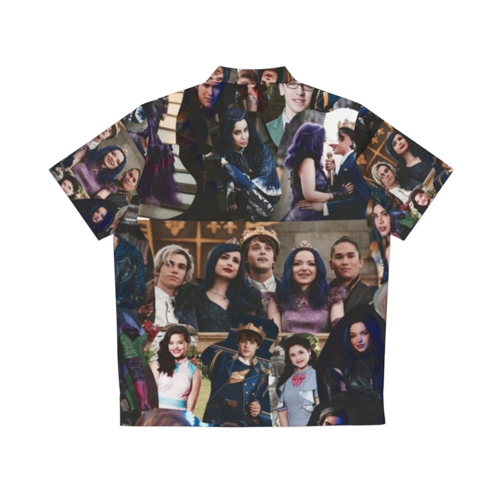 Disney Descendants Collage Hawaiian Shirt - Back