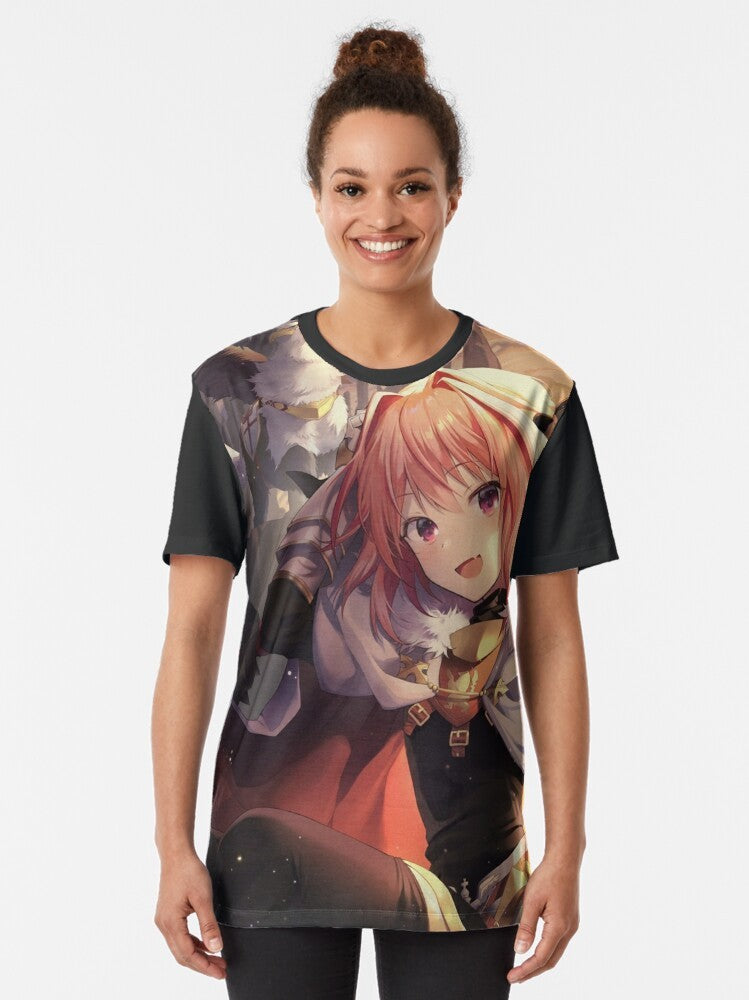 Fate Grand Order Saber anime character graphic t-shirt - Women