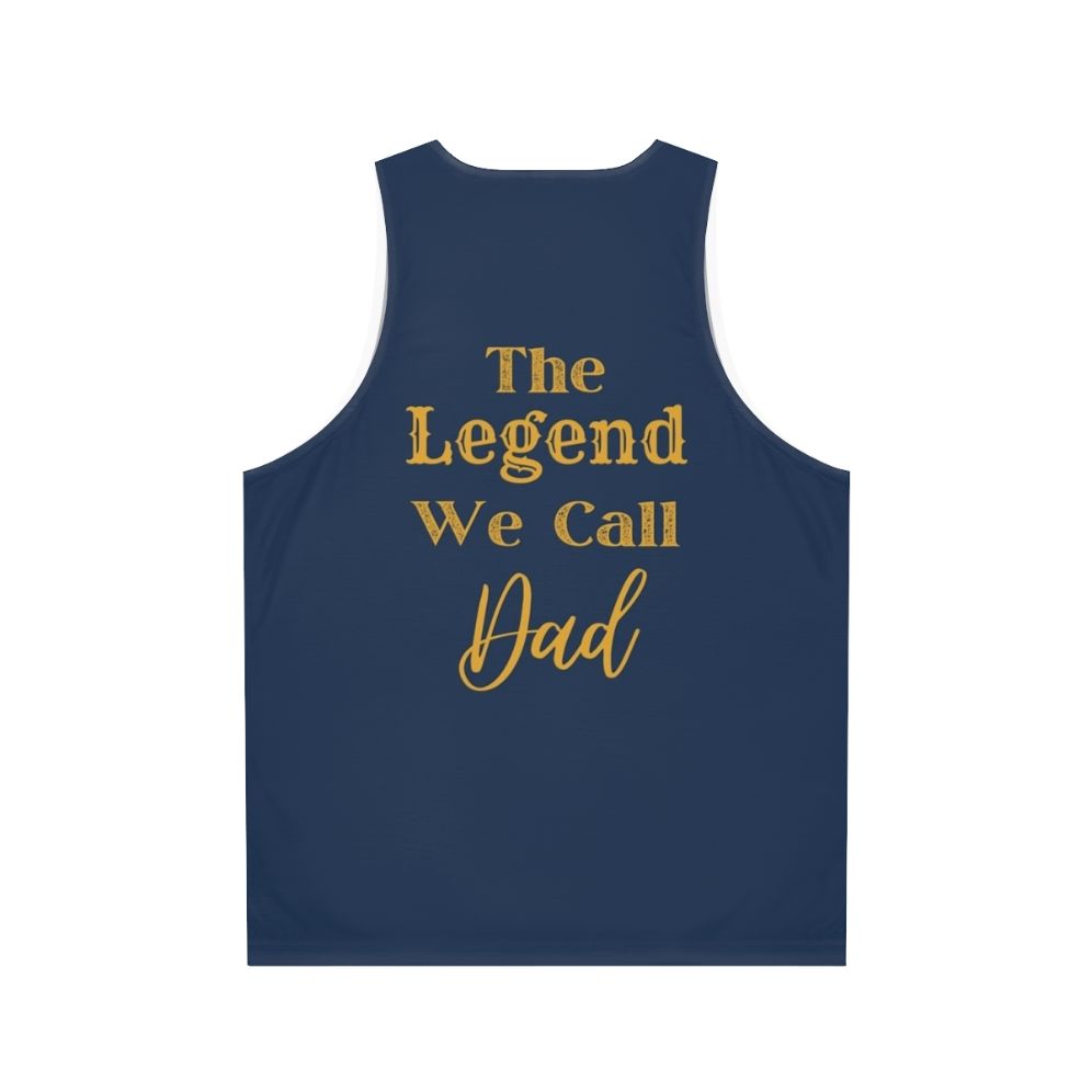 Superhero Dad Unisex Tank Top - Back