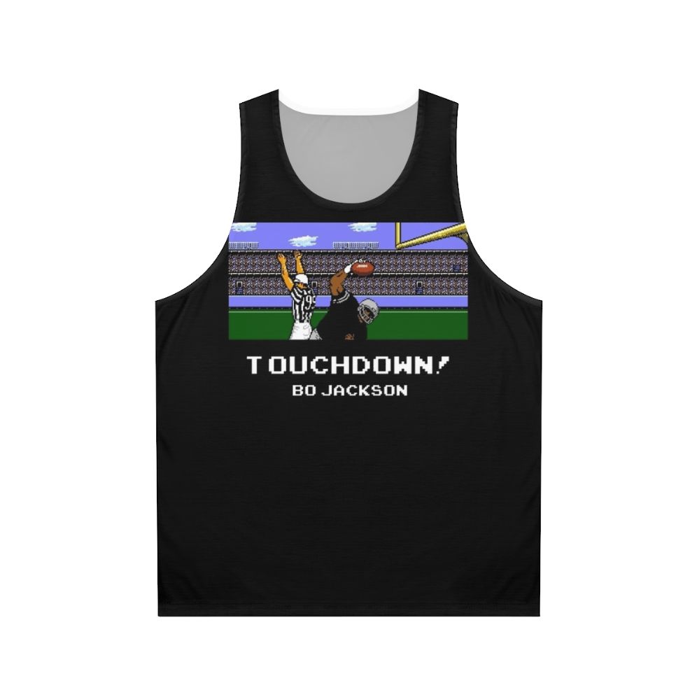 Touchdown Bo Retro 8-Bit Oakland Raiders Unisex Tank Top