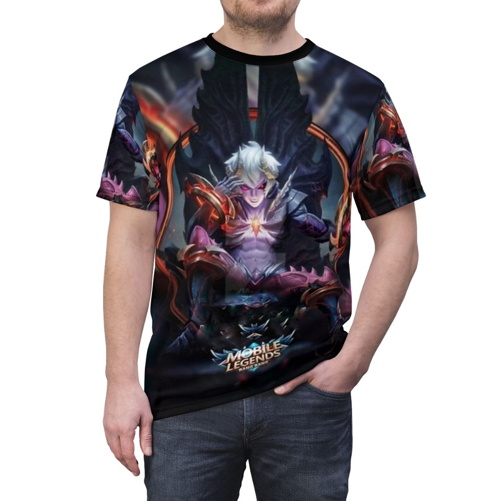 Dyrroth Prince of the Abyss Graphic T-shirt Design - men front