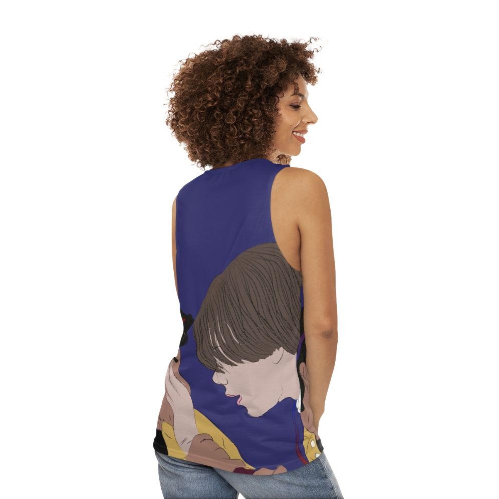 Young Royals Unisex Tank Top featuring Prince Wilhelm and Simon Eriksson - women back