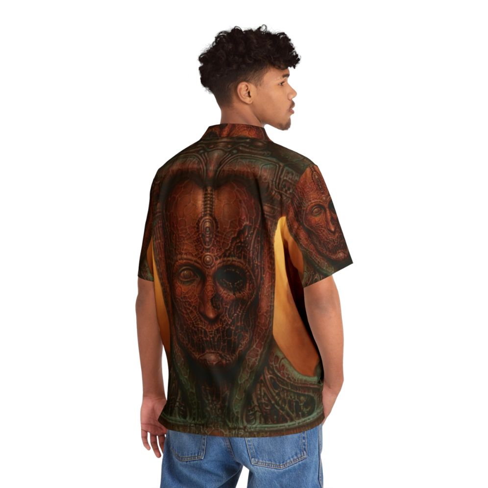 Scorn Game Themed Hawaiian Shirt - People Back