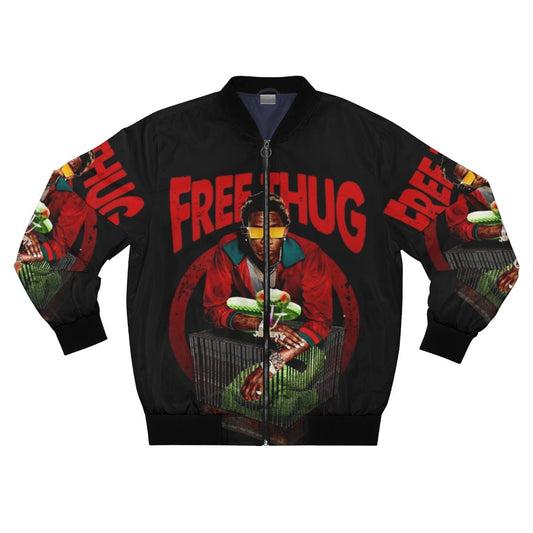 Rap tour bomber jacket with hip-hop inspired design