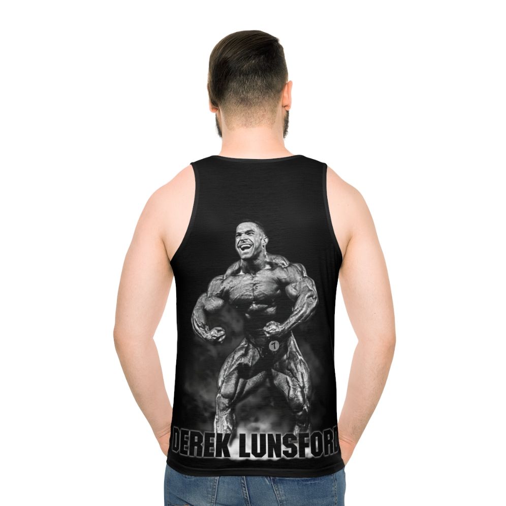 Derek Lunsford Bodybuilding Tank Top - men back