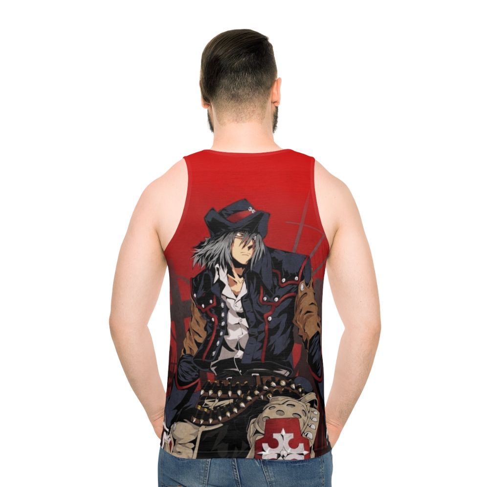 Gungrave Unisex Tank Top - men back