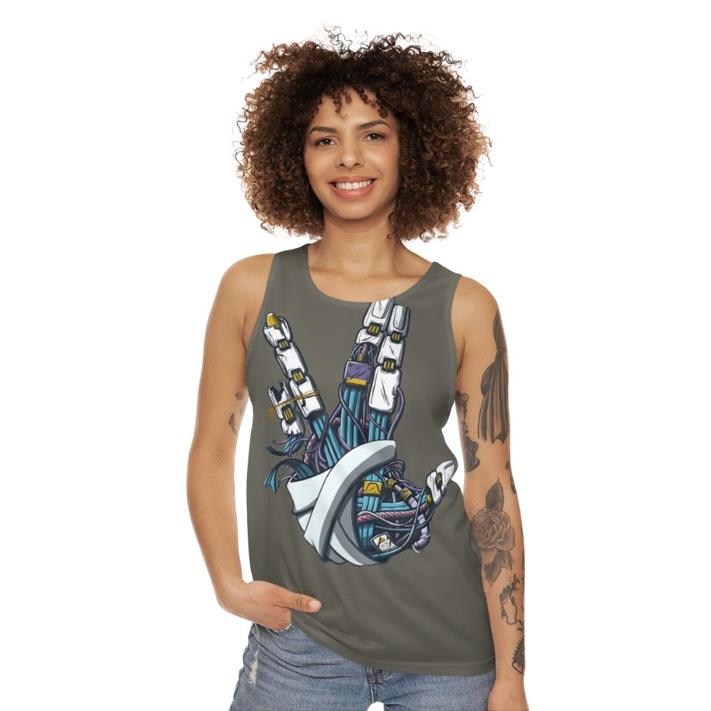 Star Trek Vulcan Salute Unisex Tank Top - women