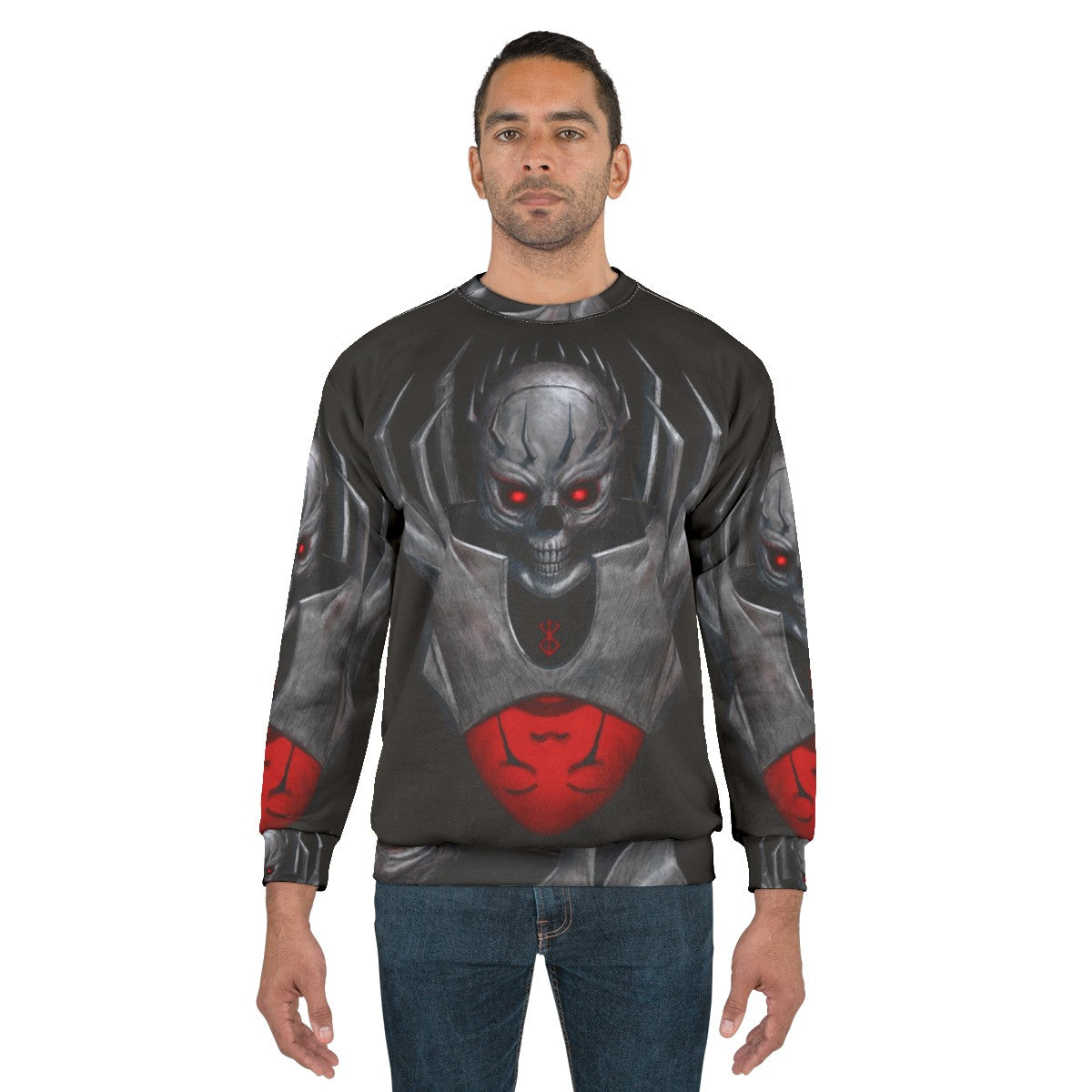 Skull Knight Gothic Sweatshirt - men