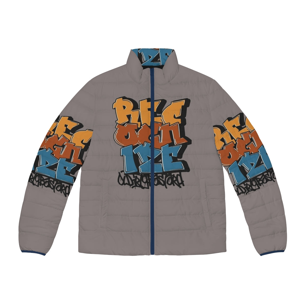 Odb Ol Dirty Bastard Recognize Graffiti Puffer Jacket