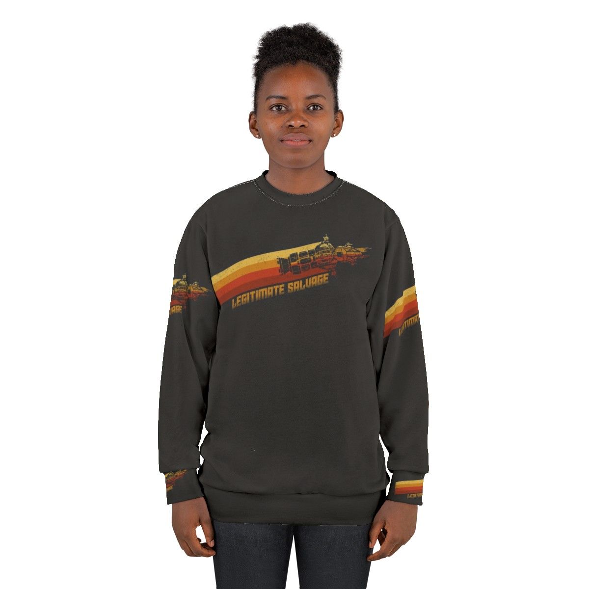 Vintage-style 'The Expanse' sci-fi sweatshirt - women