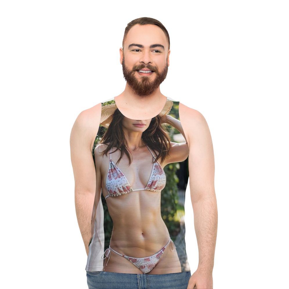 Sandra Bullock inspired sexy unisex tank top - men