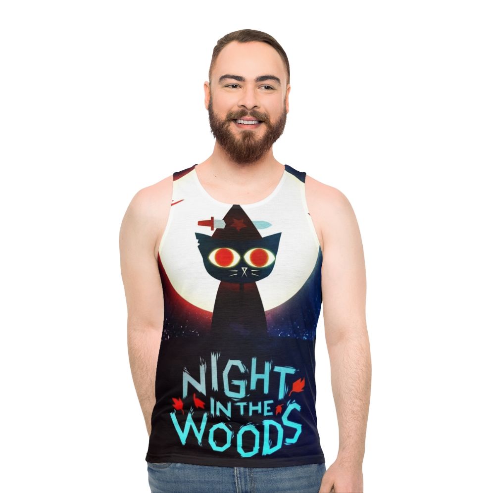 Witch dagger unisex tank top featuring Night in the Woods horror theme - men