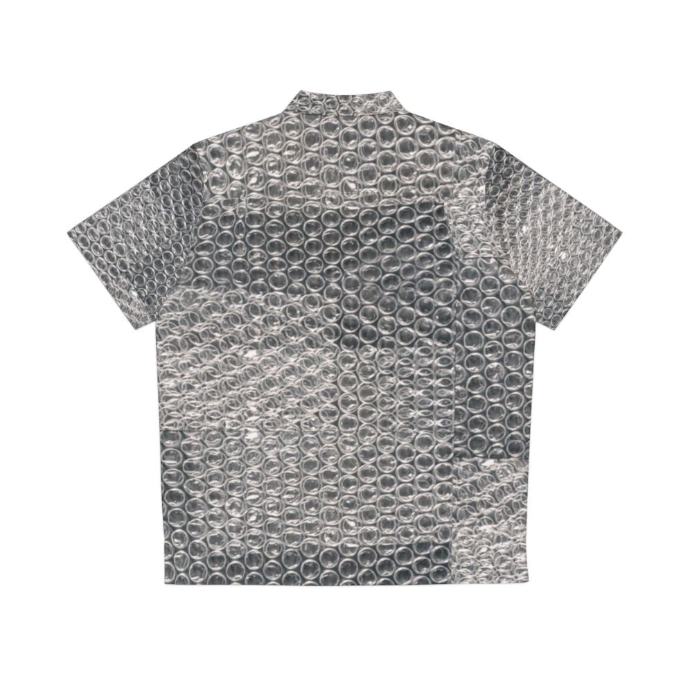 Bubble wrap Hawaiian shirt with industrial-style design - Back