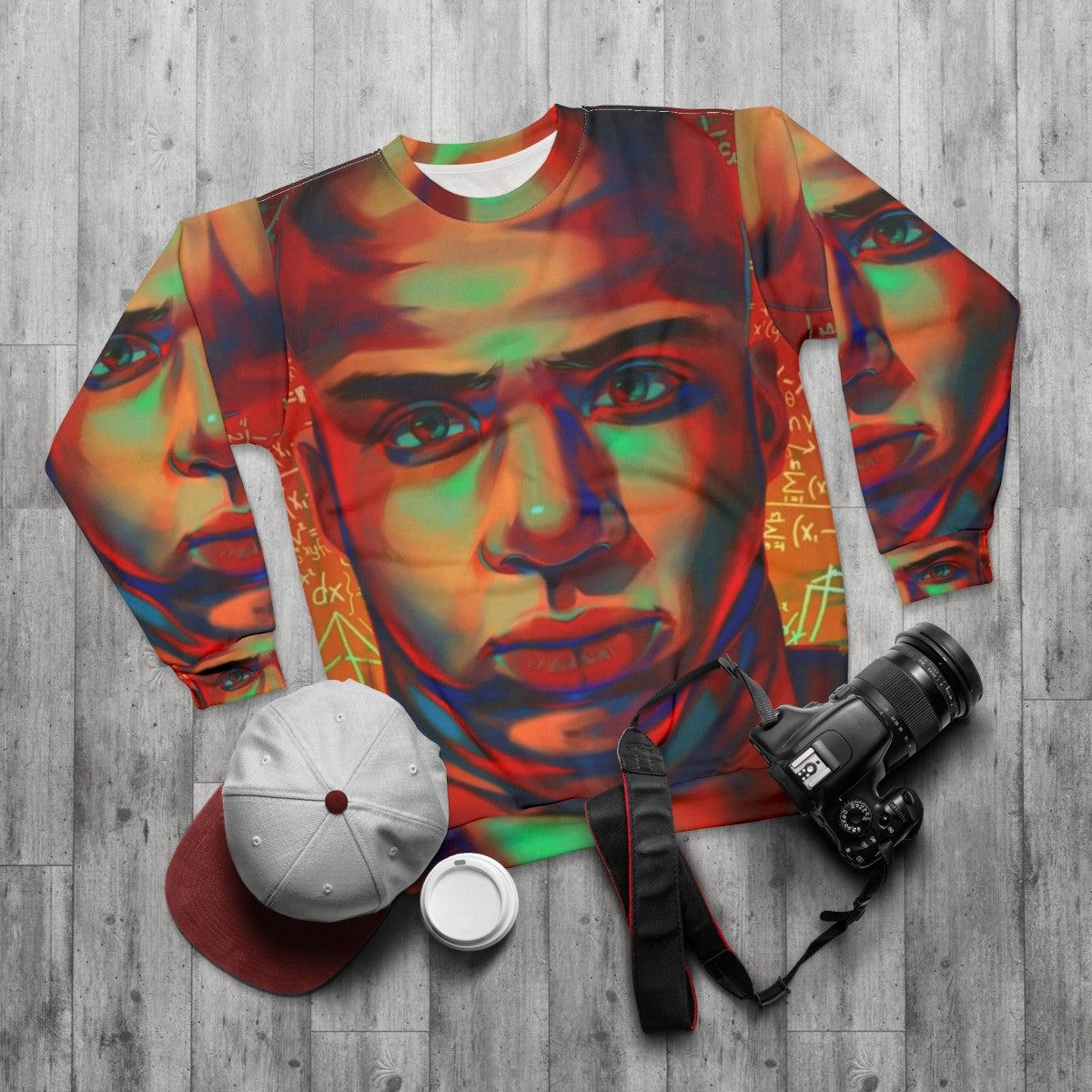 Tyler1 Art League of Legends Sweatshirt - flat lay