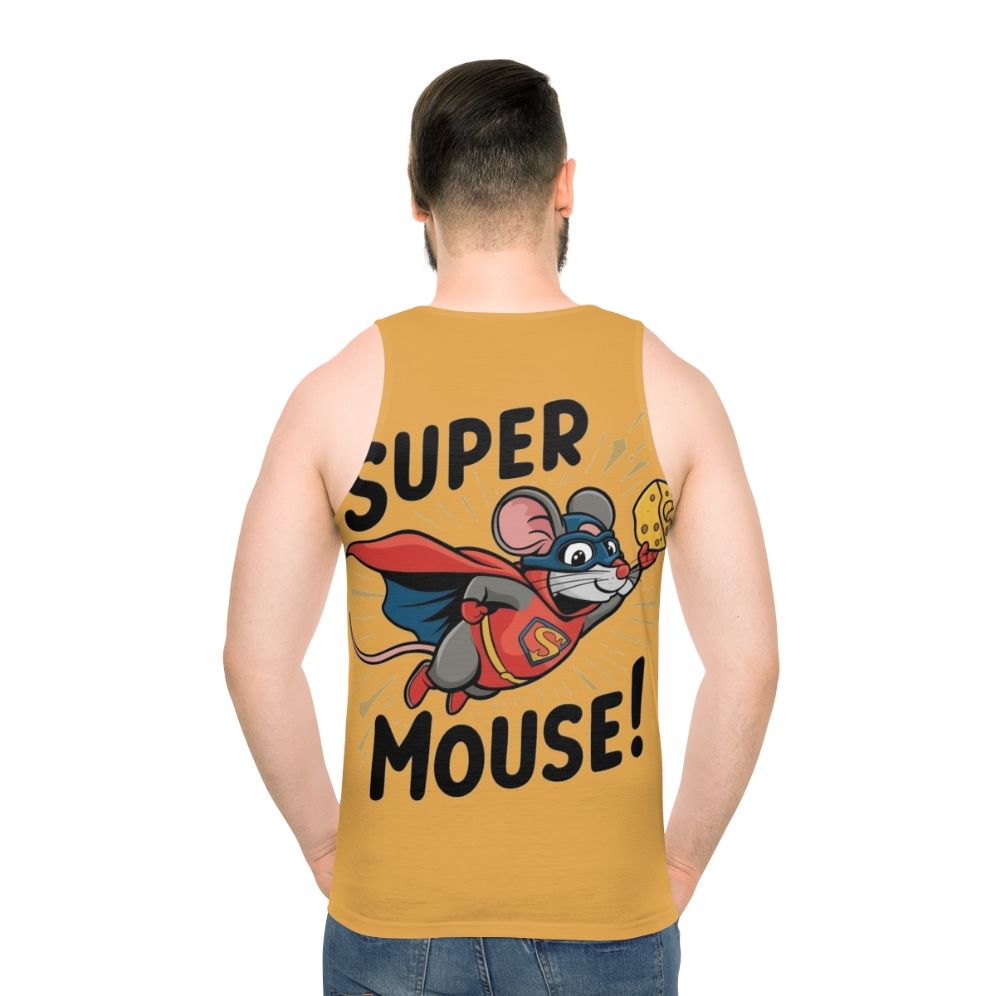 Super Mouse Unisex Graphic Tank Top - men back