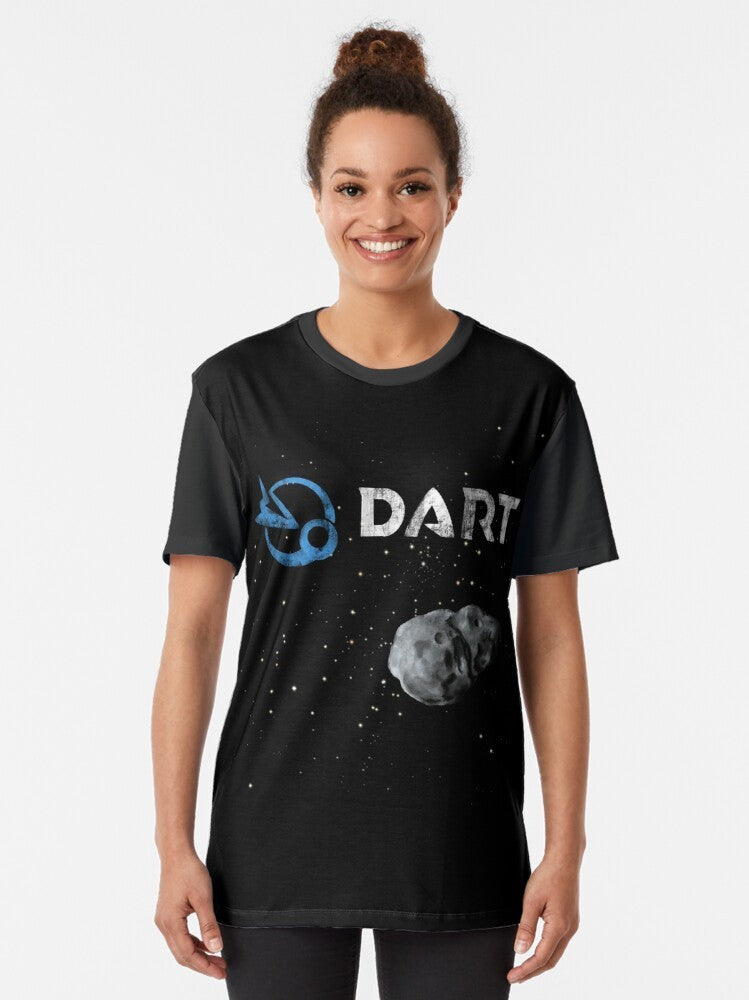 NASA DART Mission illustration Graphic T-Shirt - Women