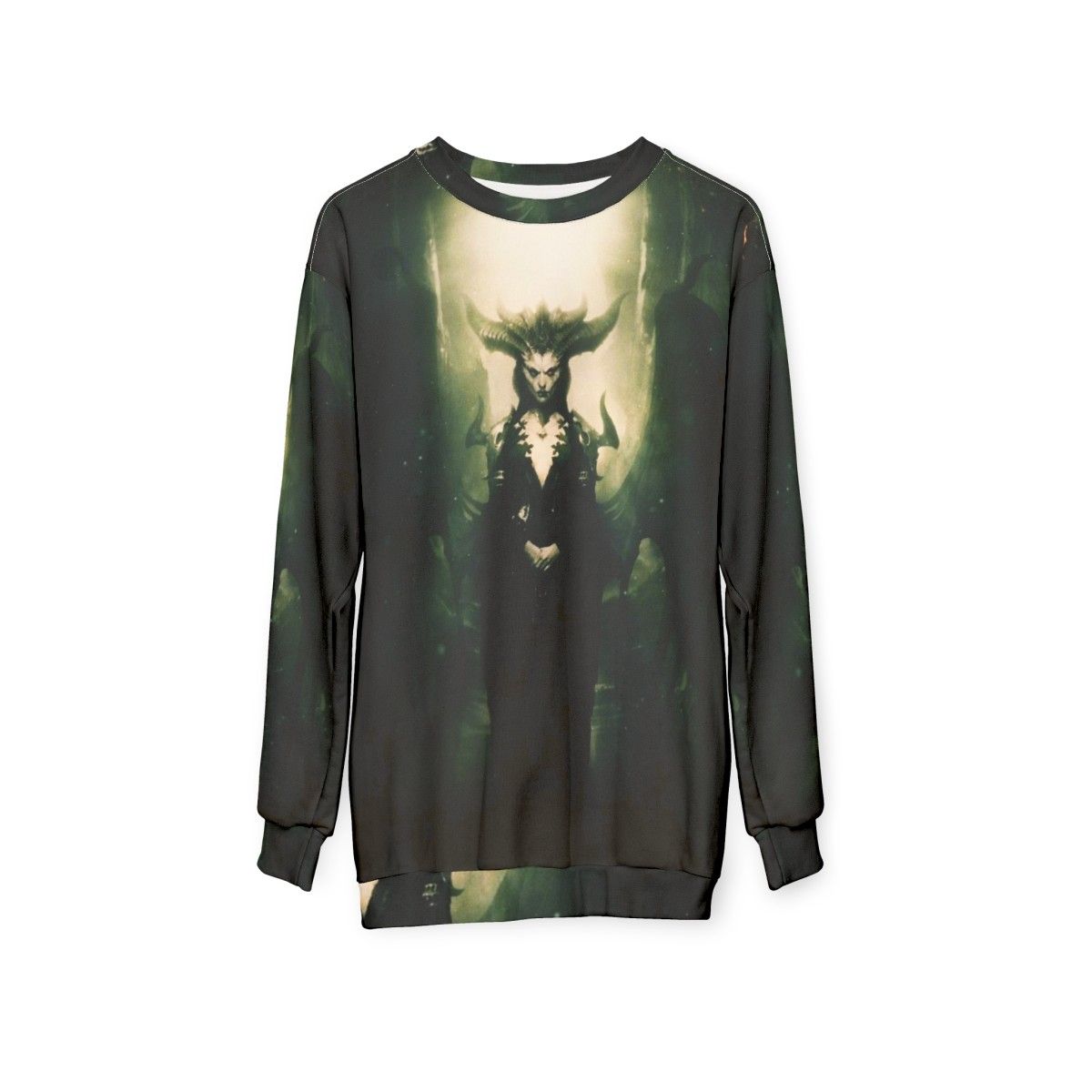 Diablo 4 Lilith Booooom Sweatshirt - hanging