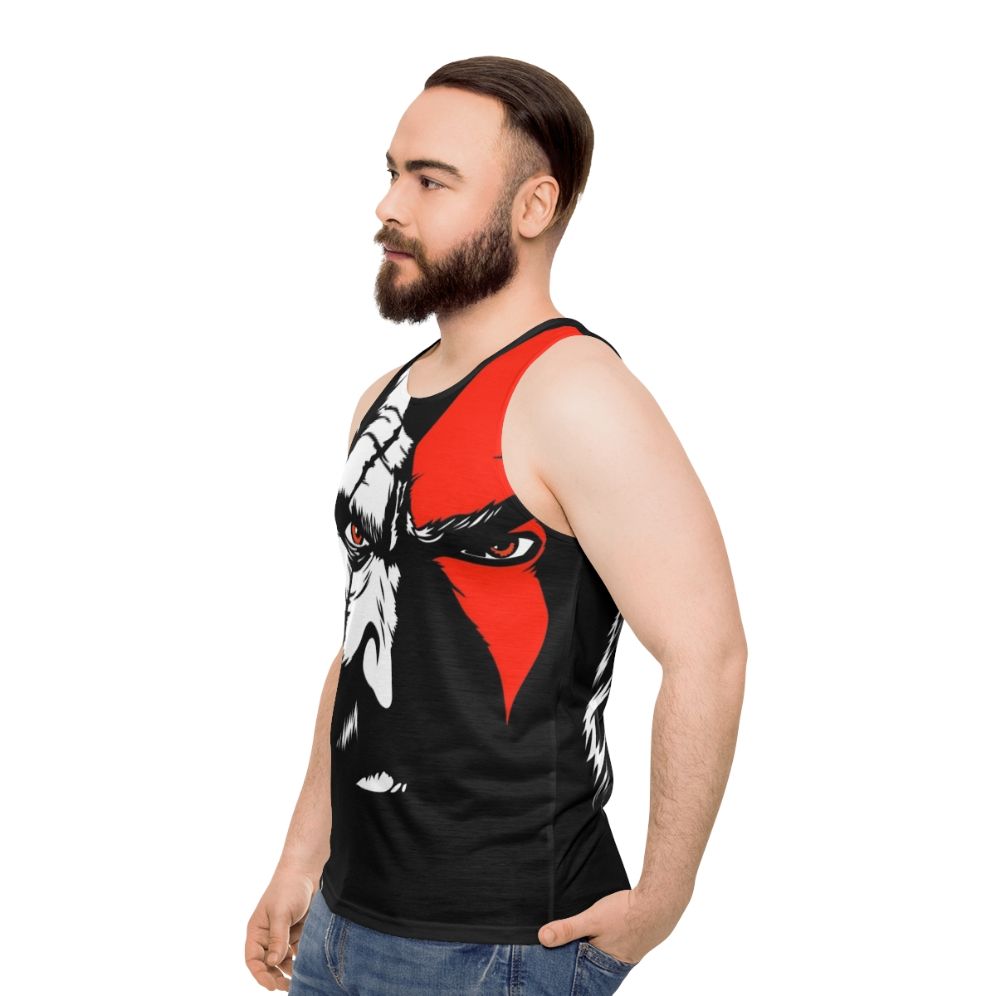 God of War Kratos Unisex Tank Top - men side