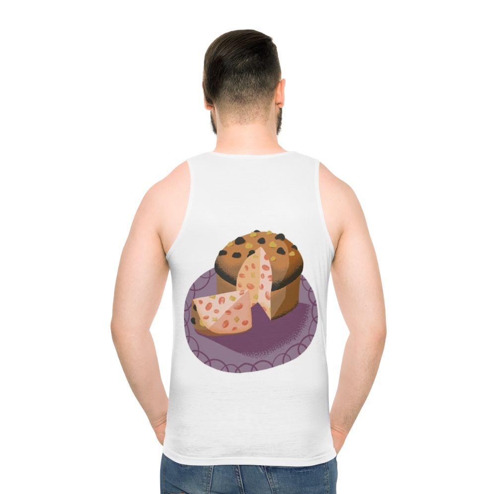 Team Panettone Unisex Tank Top - men back