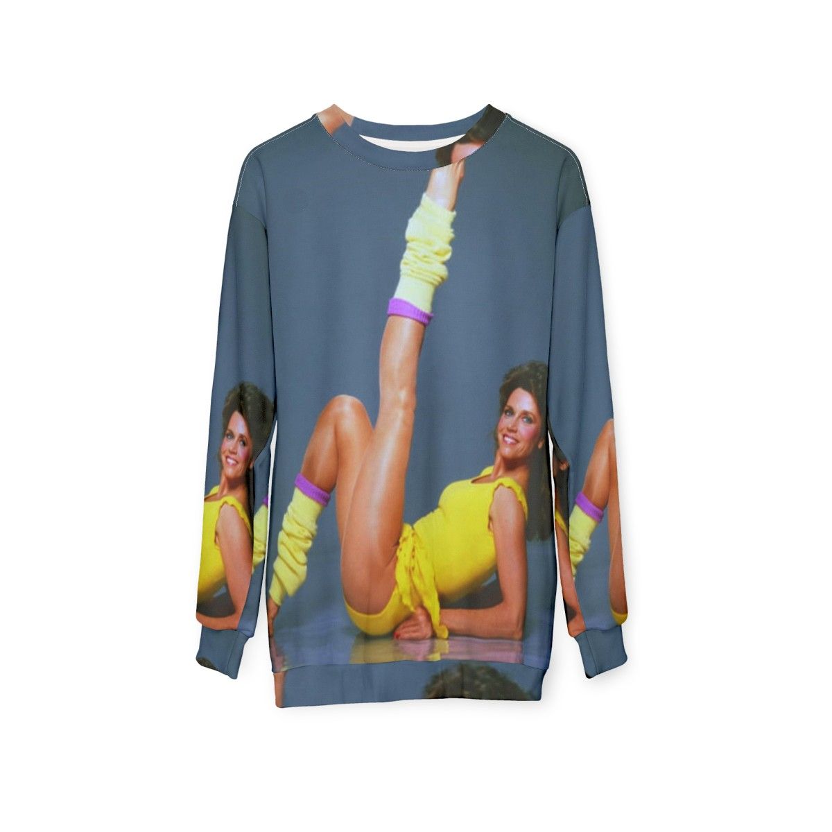 Jane Fonda Celebrity Sweatshirt - hanging