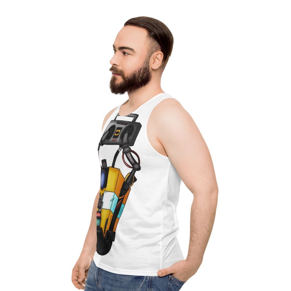 Borderlands Claptrap Boombox Unisex Tank Top - men side