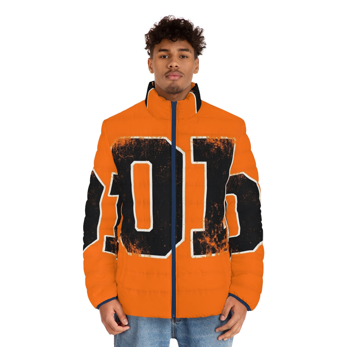 Dukes of Hazzard General Lee Puffer Jacket - Hazzard County Inspired Winter Wear - men front