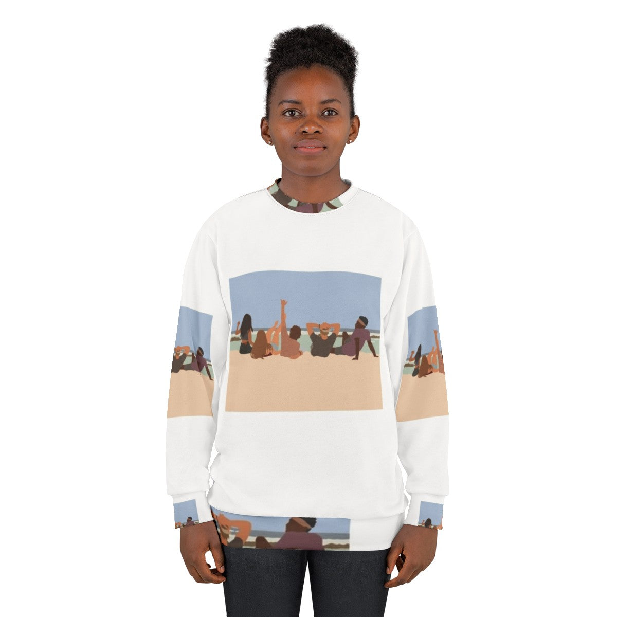 Outerbanks Sweatshirt featuring characters from the popular TV series Outer Banks - women