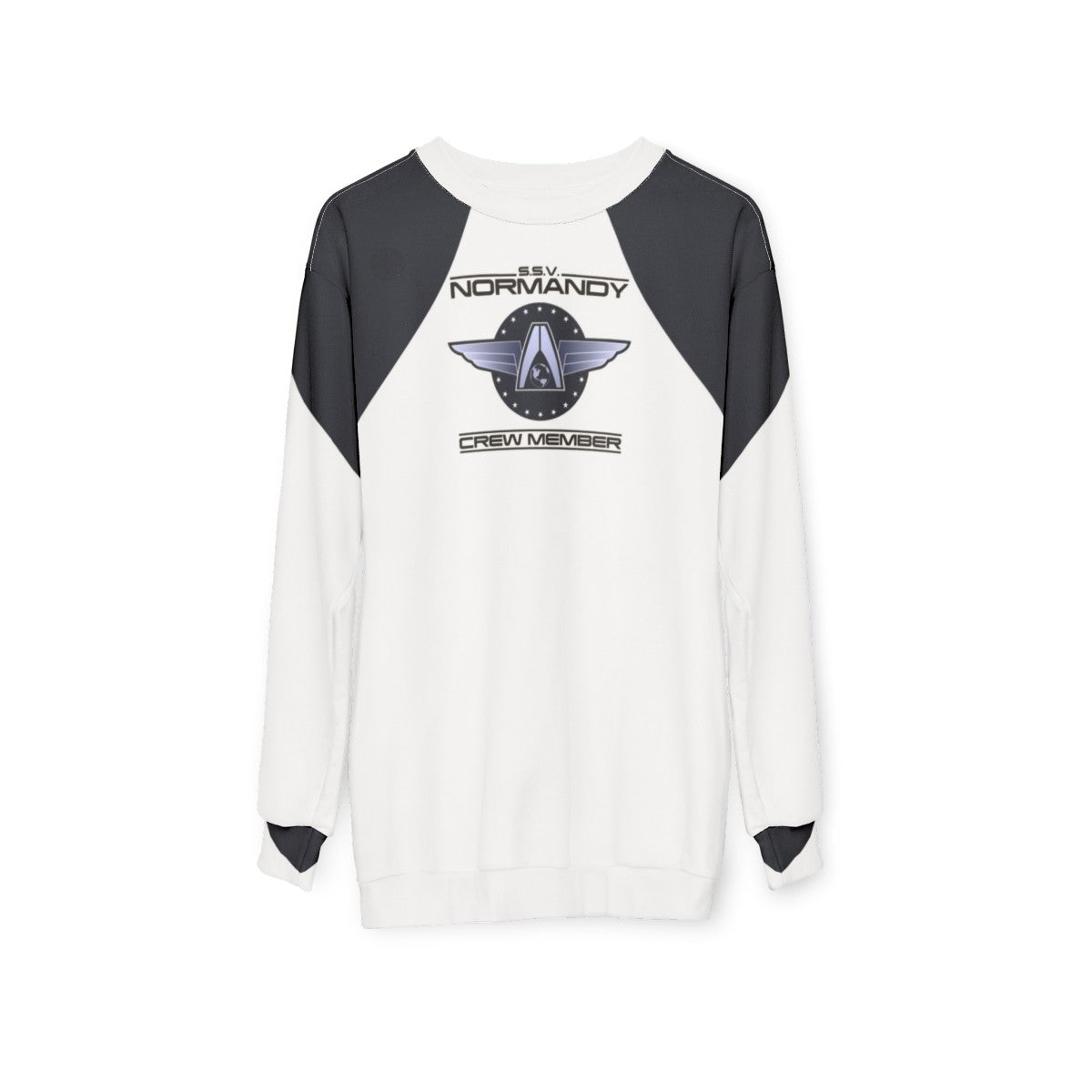 Mass Effect SSV Normandy Crew Member Sweatshirt - hanging