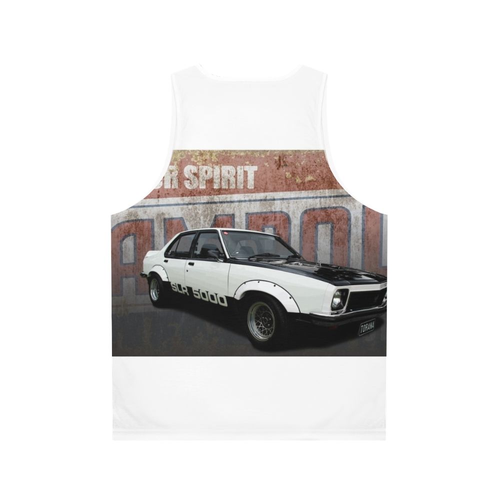 Holden Torana SLR 5000 Unisex Tank Top - Back