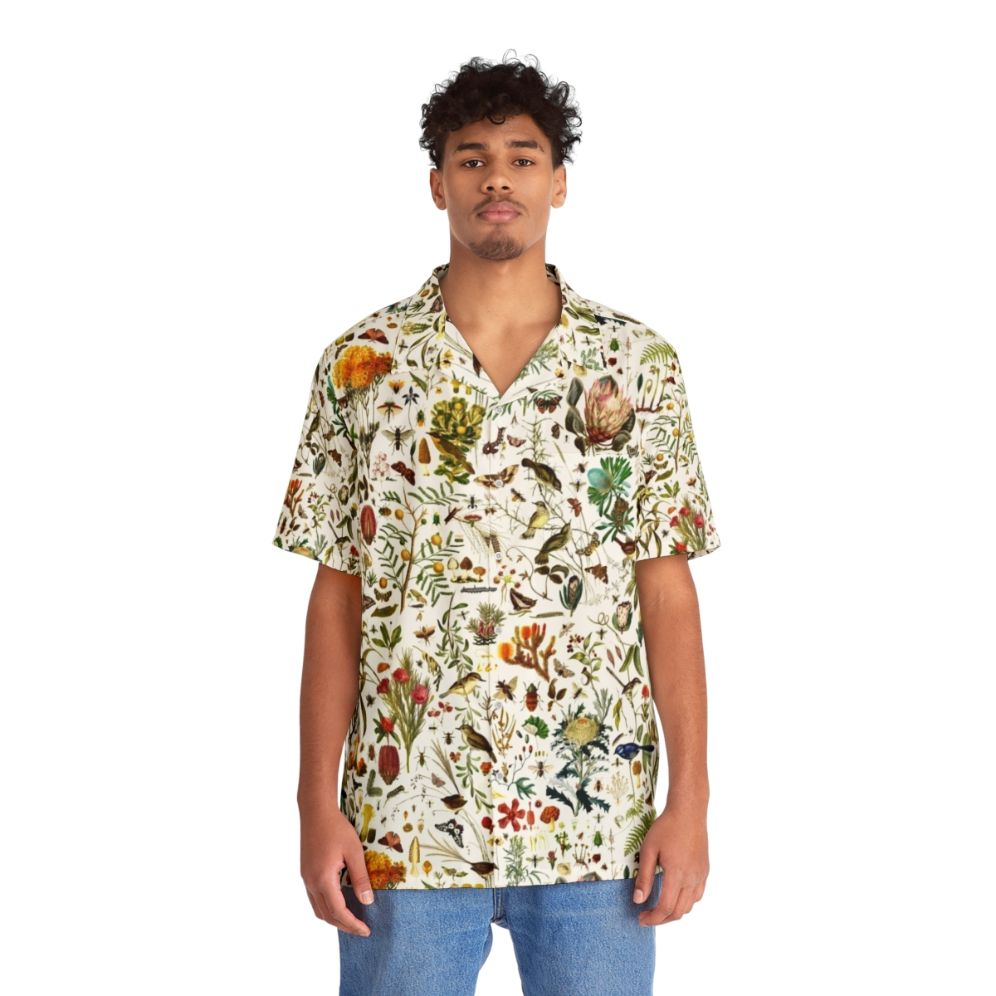 Biology Australia Hawaiian Shirt - Detailed nature and flora pattern - People Front