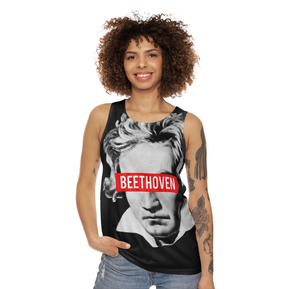 Beethoven Classical Music Unisex Tank Top - women