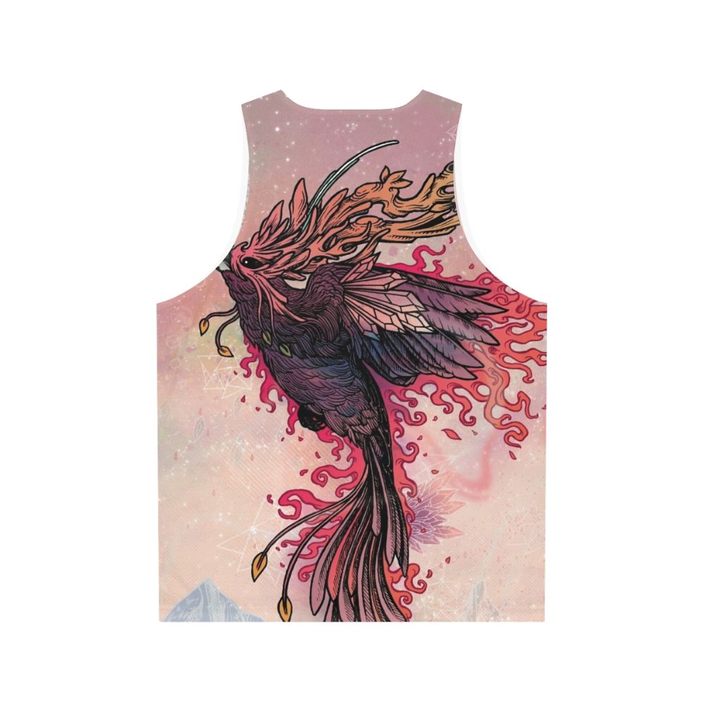 Unisex Phoenix Mythical Creature Tank Top - Back