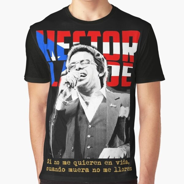 Hector Lavoe Latin Salsa Graphic T-Shirt