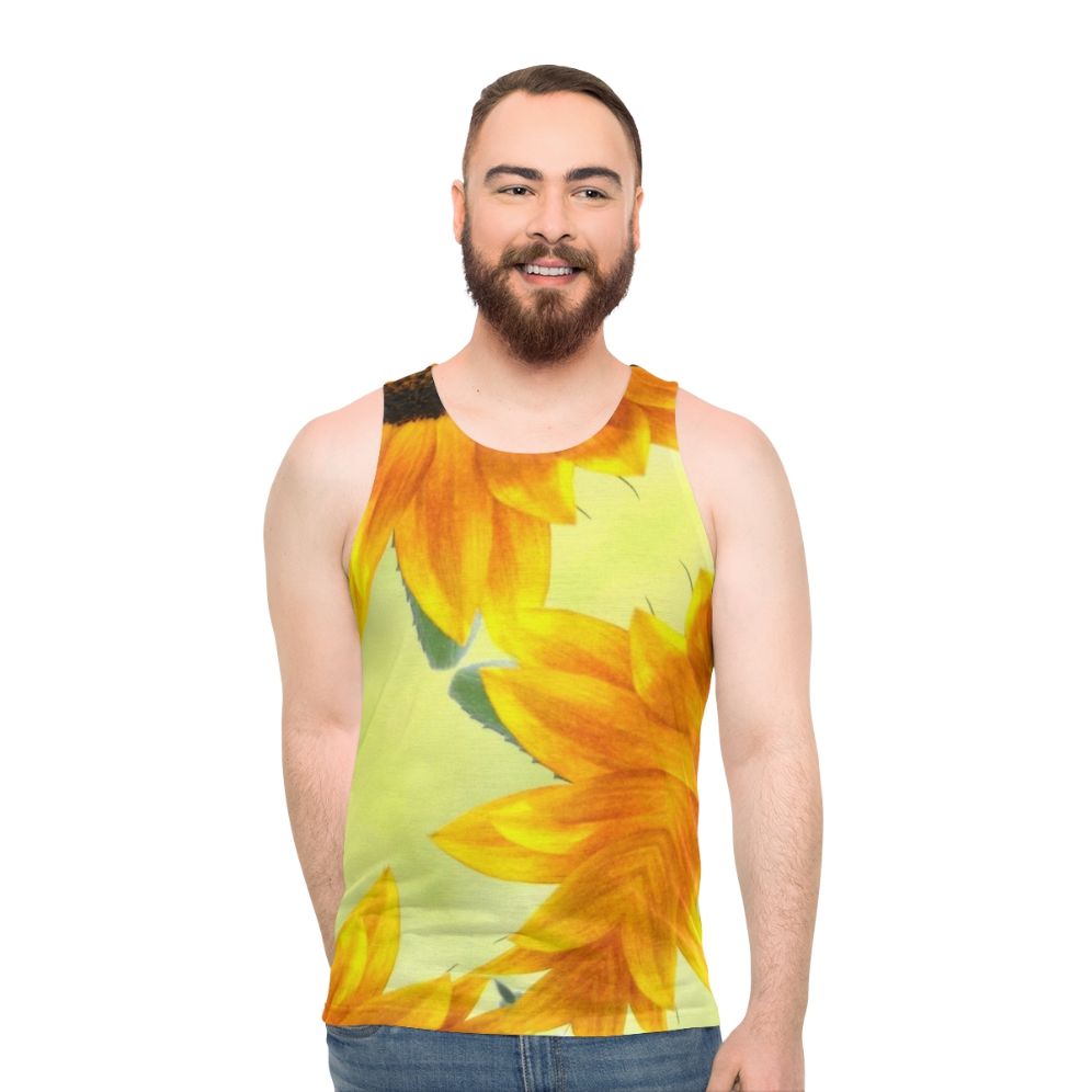 Sunflower Unisex Tank Top - men