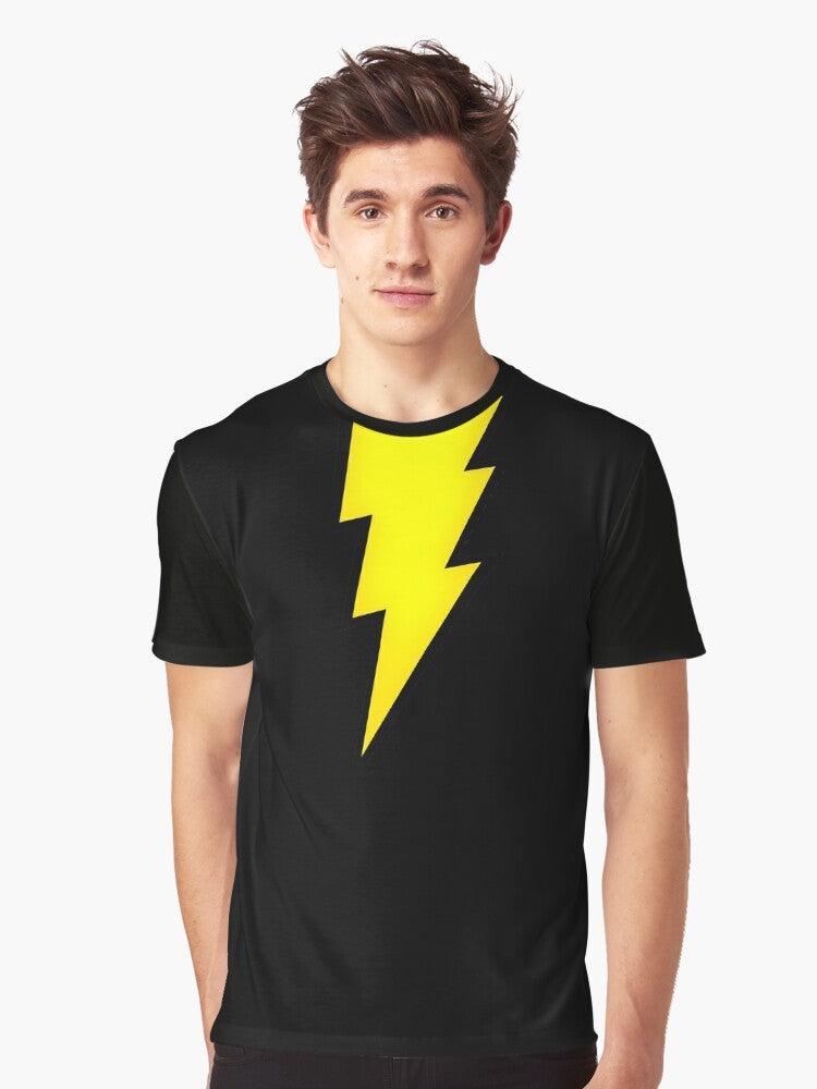 Black Adam superhero graphic t-shirt featuring the character from DC Comics - Men