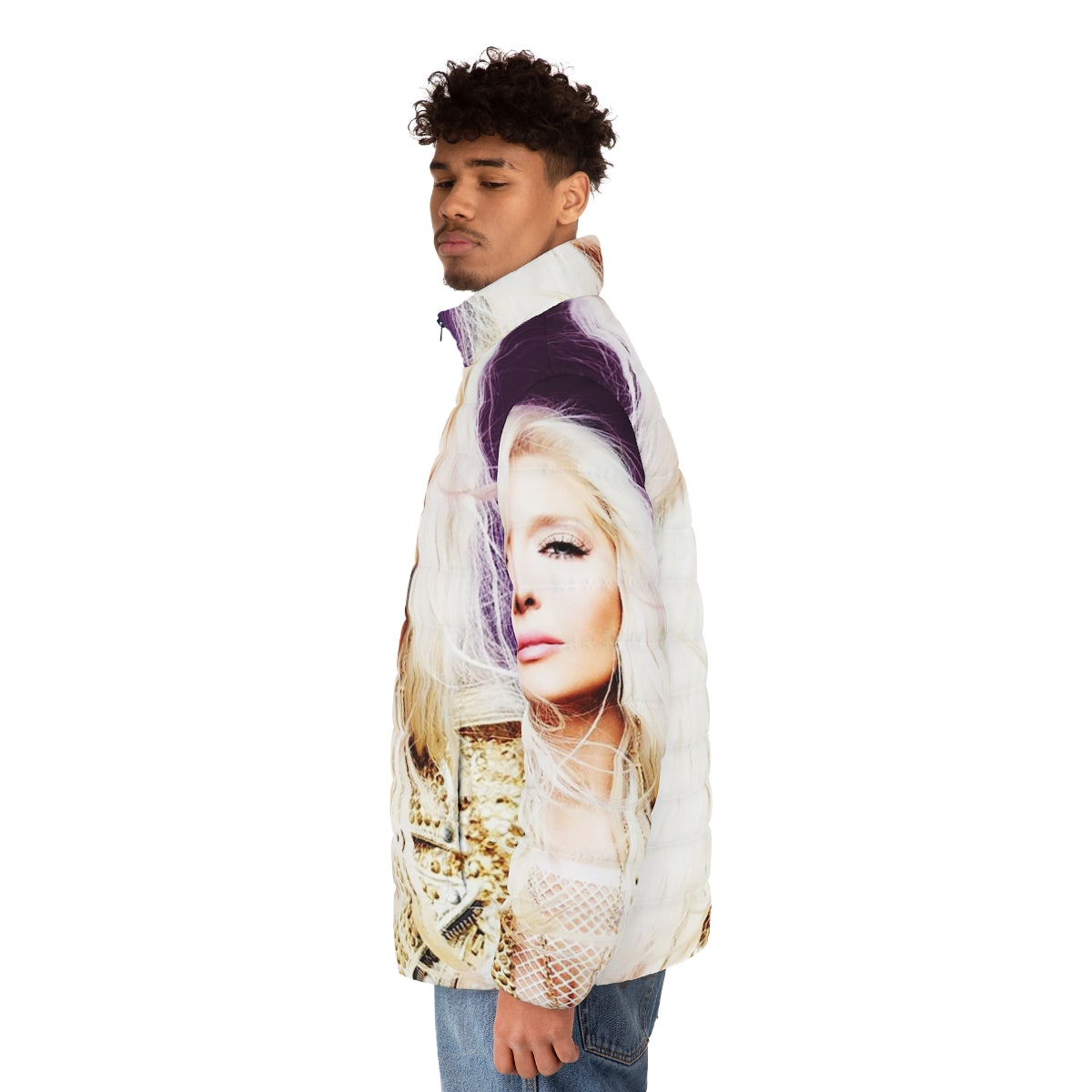 Puffer jacket with Erika Jayne's celebrity-inspired design - men side left