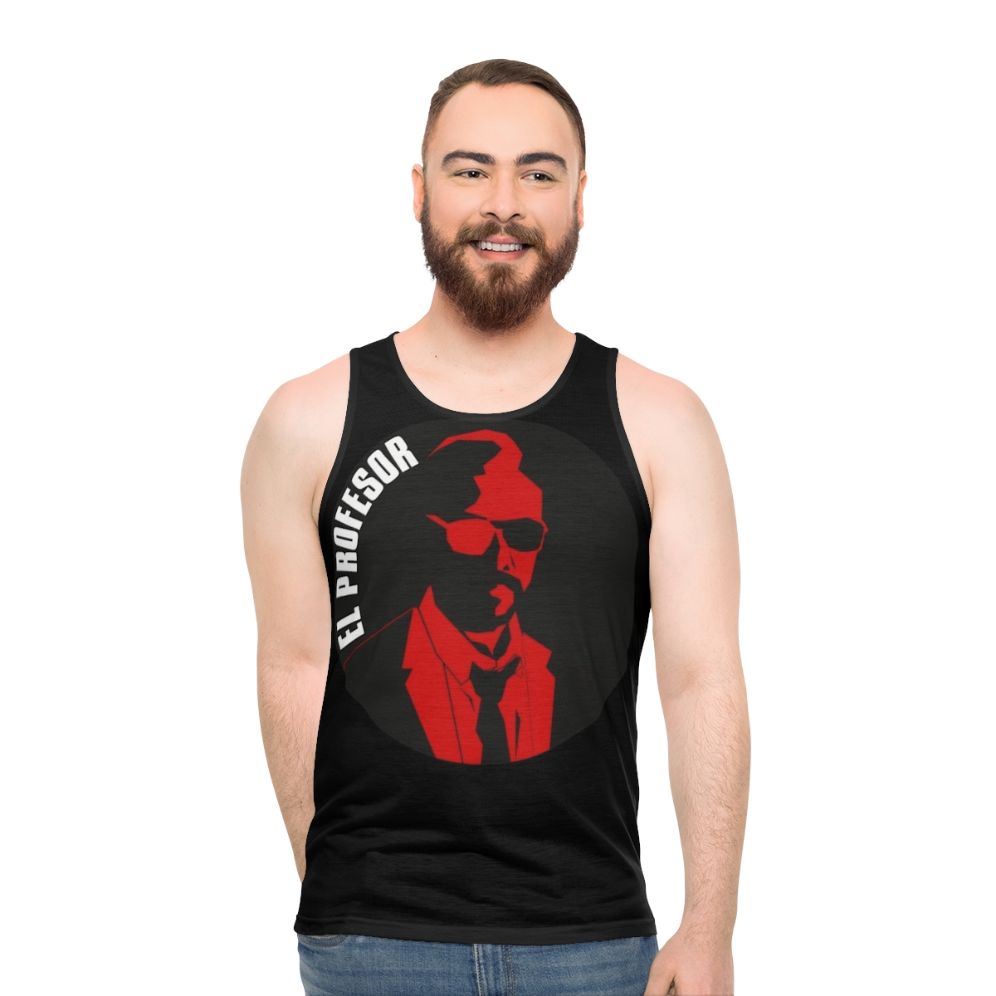 Vintage El Profesor Unisex Money Heist Tank Top - men