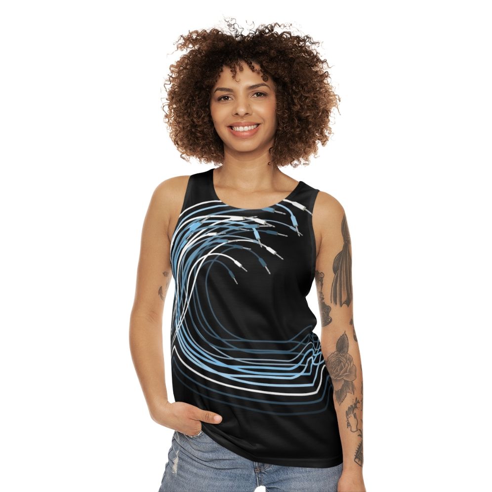 Modular synthesizer eurorack unisex tank top - women