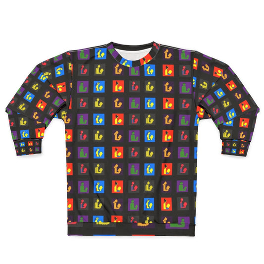 Readers Assemble Vol 2 Superhero Sweatshirt with Minimalist Pop Art Design