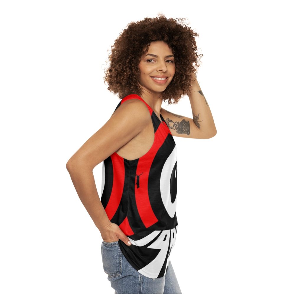 Unisex 1984 tank top with big brother design - women side