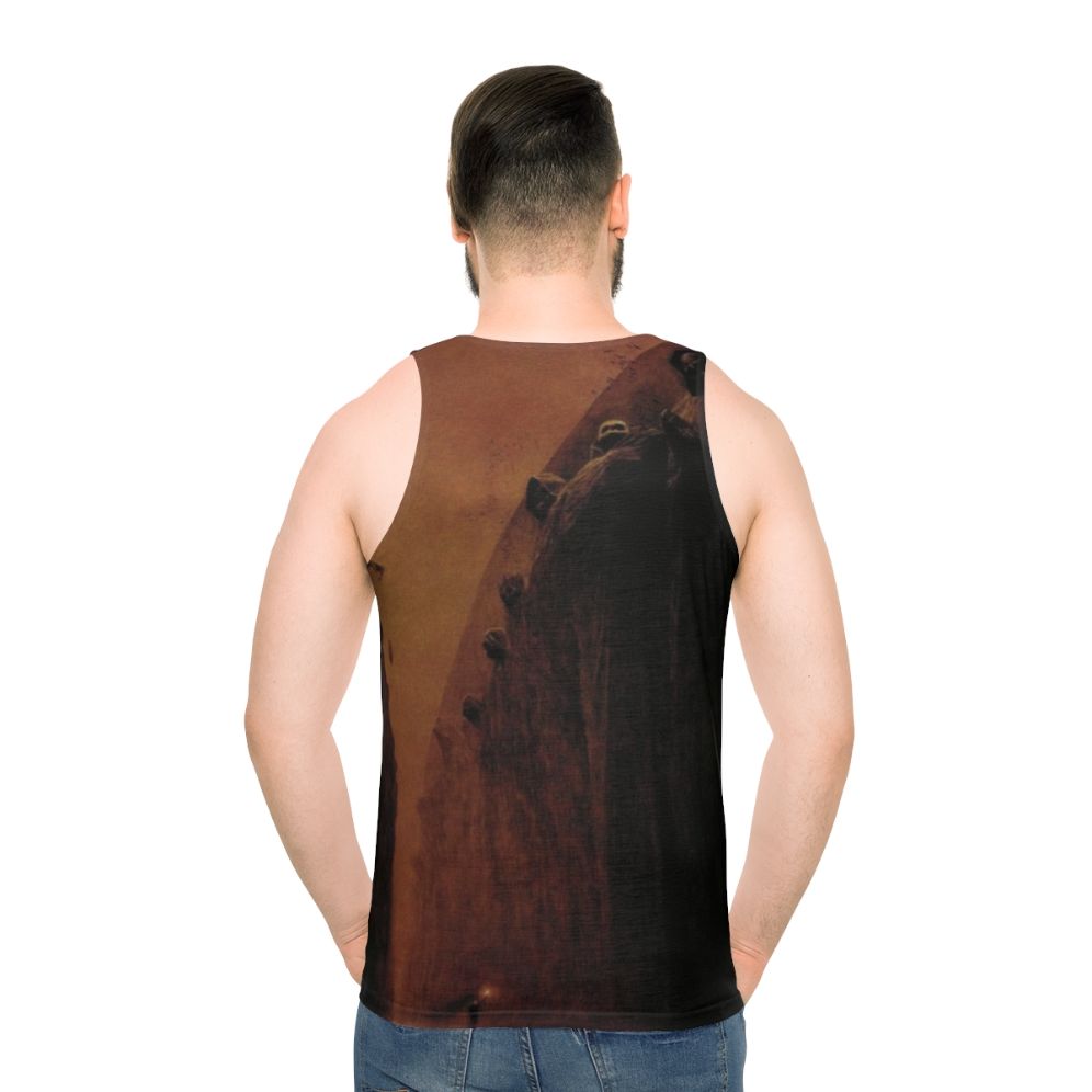 Zdzislaw Beksinski dark art unisex tank top - men back