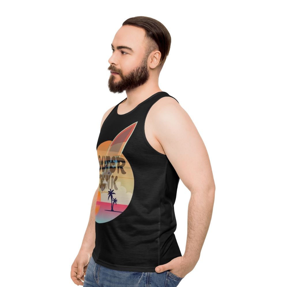 Vintage Unisex Surfer Tank Top - men side